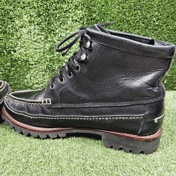 Eastland Franconia 1955 Black Leather Ankle Lace Up Boots Mens Size 12 D - Picture 6 of 10